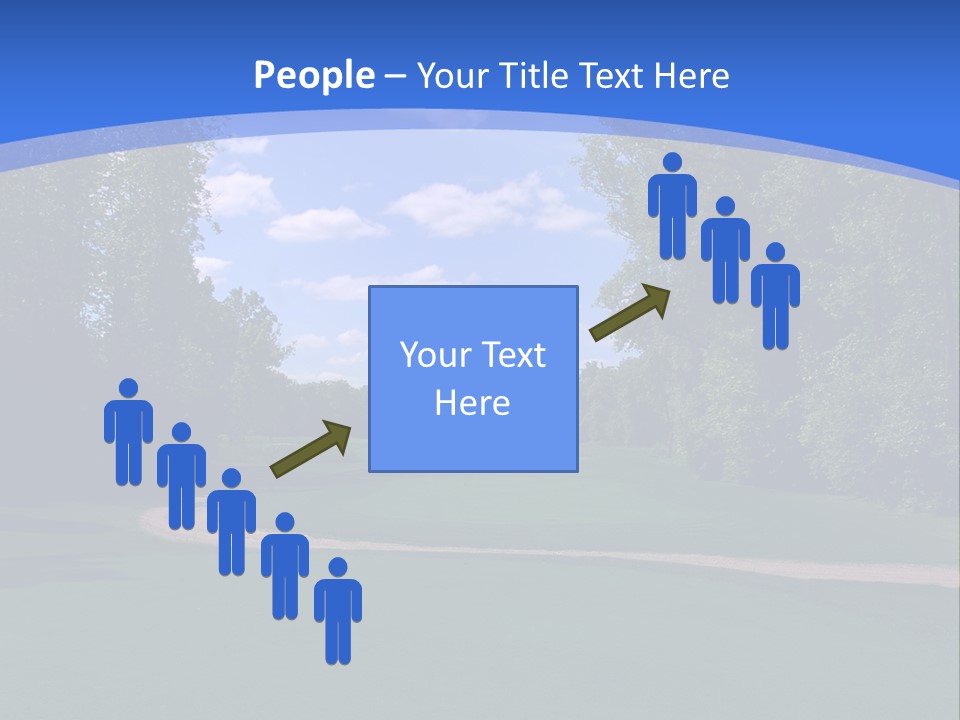 The Perfect Golf Course PowerPoint Template