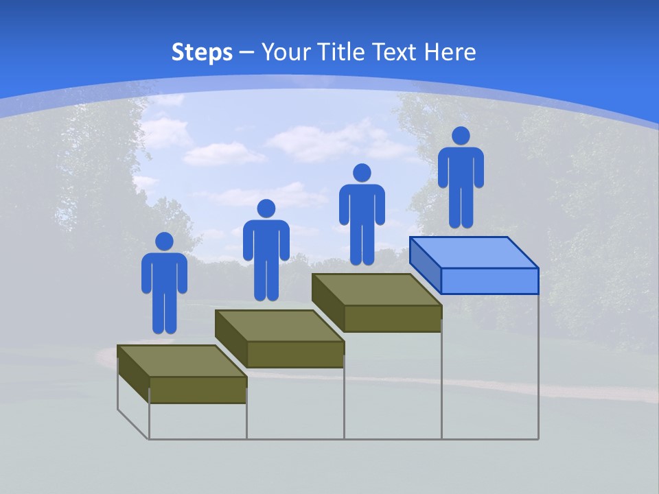 The Perfect Golf Course PowerPoint Template