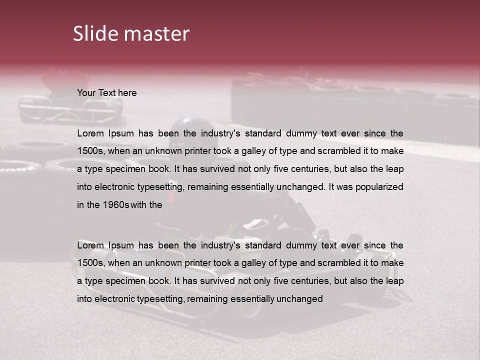 Go-Karting PowerPoint Template