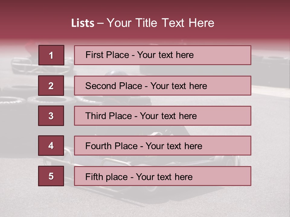 Go-Karting PowerPoint Template