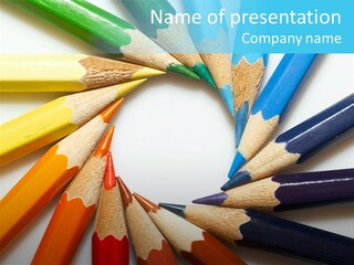 Colored Pencils PowerPoint Template