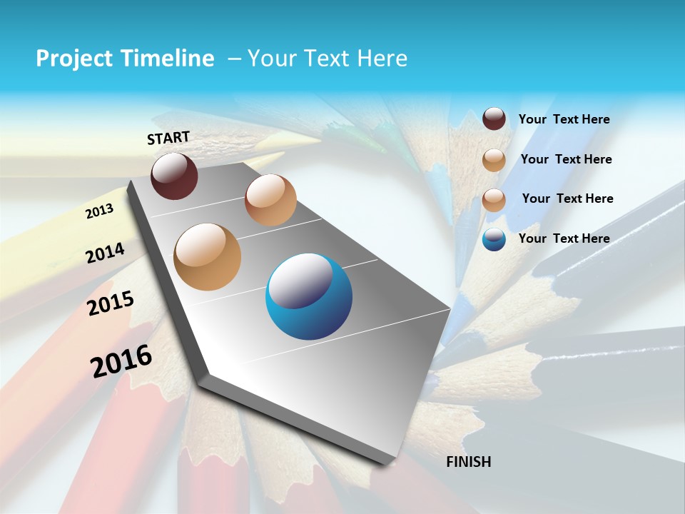 Colored Pencils PowerPoint Template