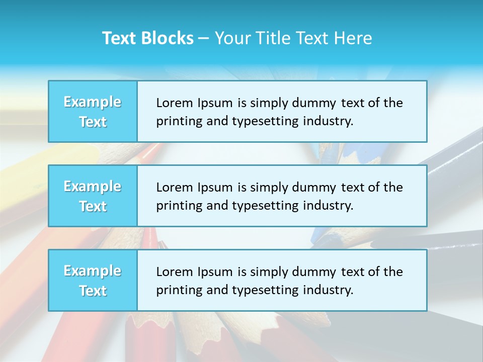 Colored Pencils PowerPoint Template