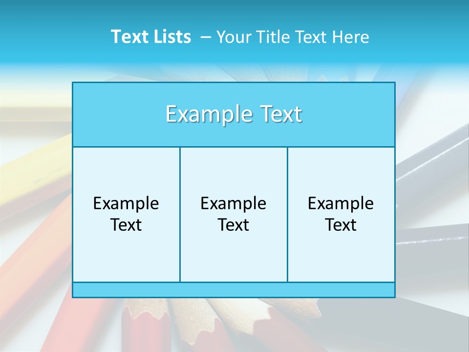 Colored Pencils PowerPoint Template