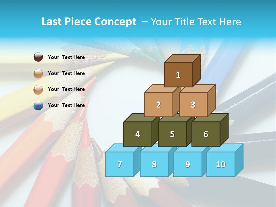 Colored Pencils PowerPoint Template