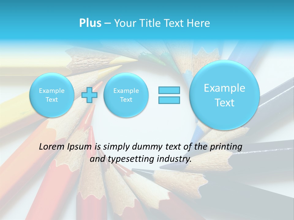 Colored Pencils PowerPoint Template