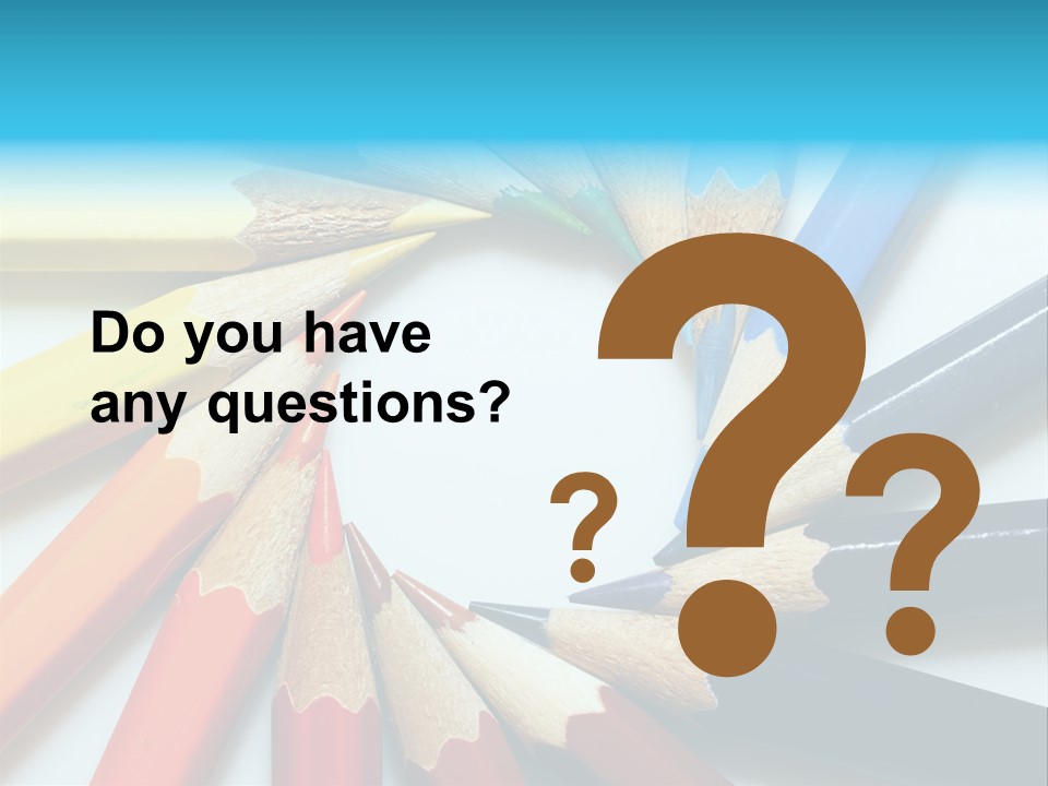 Colored Pencils PowerPoint Template