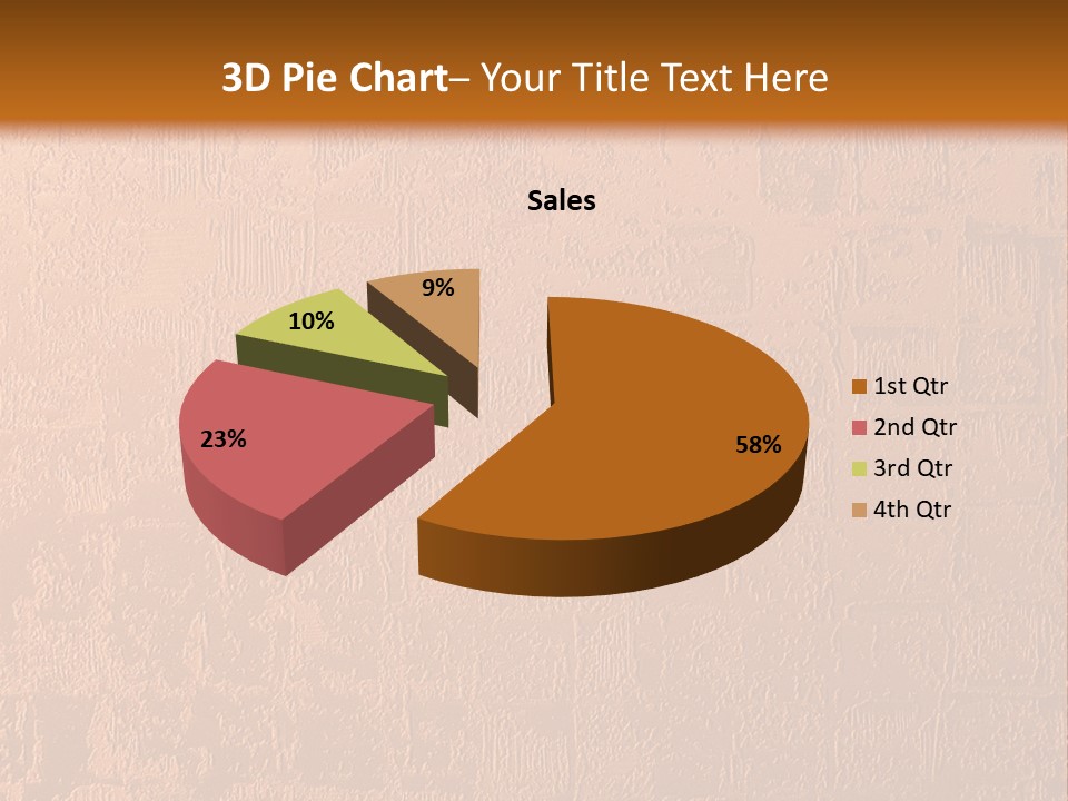 The Close Up View Of The Wallpaper Background PowerPoint Template