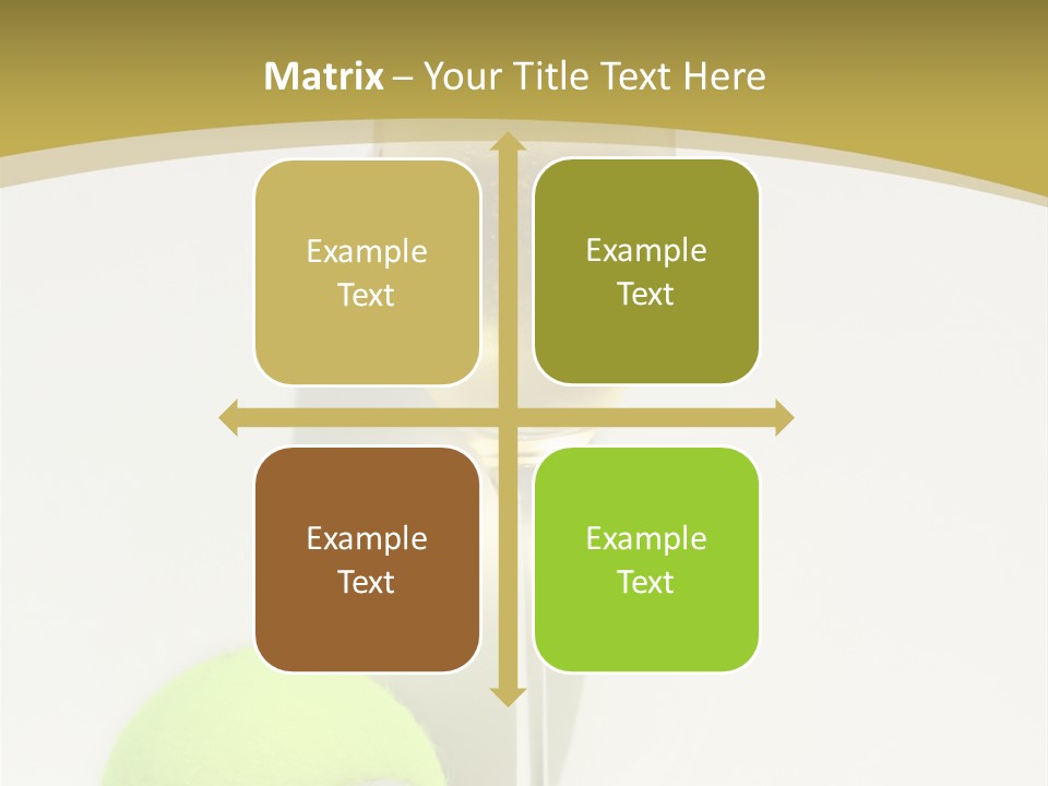 Champagne, Strawberries And Tennis Ball Representing Wimbledon Tennis Tournament PowerPoint Template