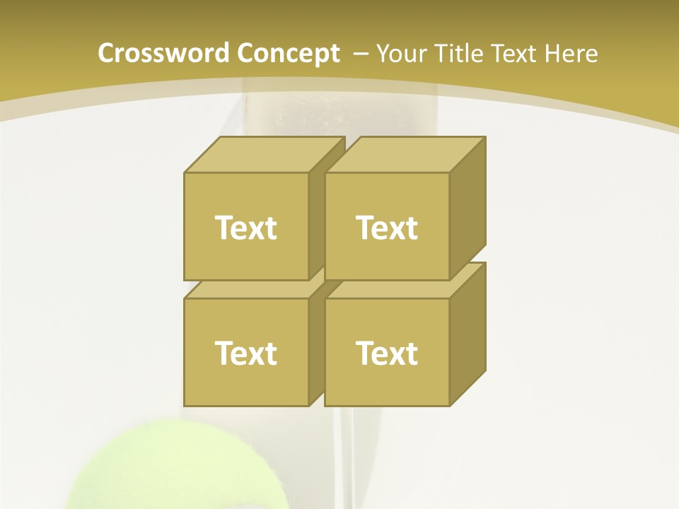 Champagne, Strawberries And Tennis Ball Representing Wimbledon Tennis Tournament PowerPoint Template