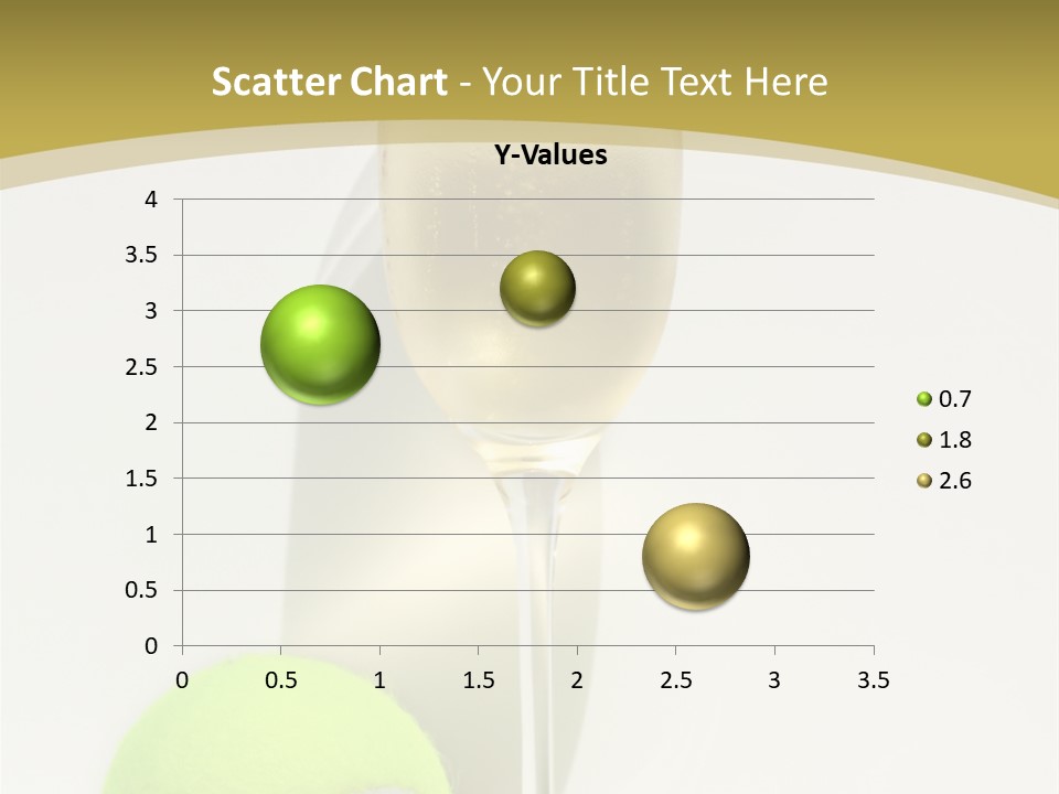 Champagne, Strawberries And Tennis Ball Representing Wimbledon Tennis Tournament PowerPoint Template