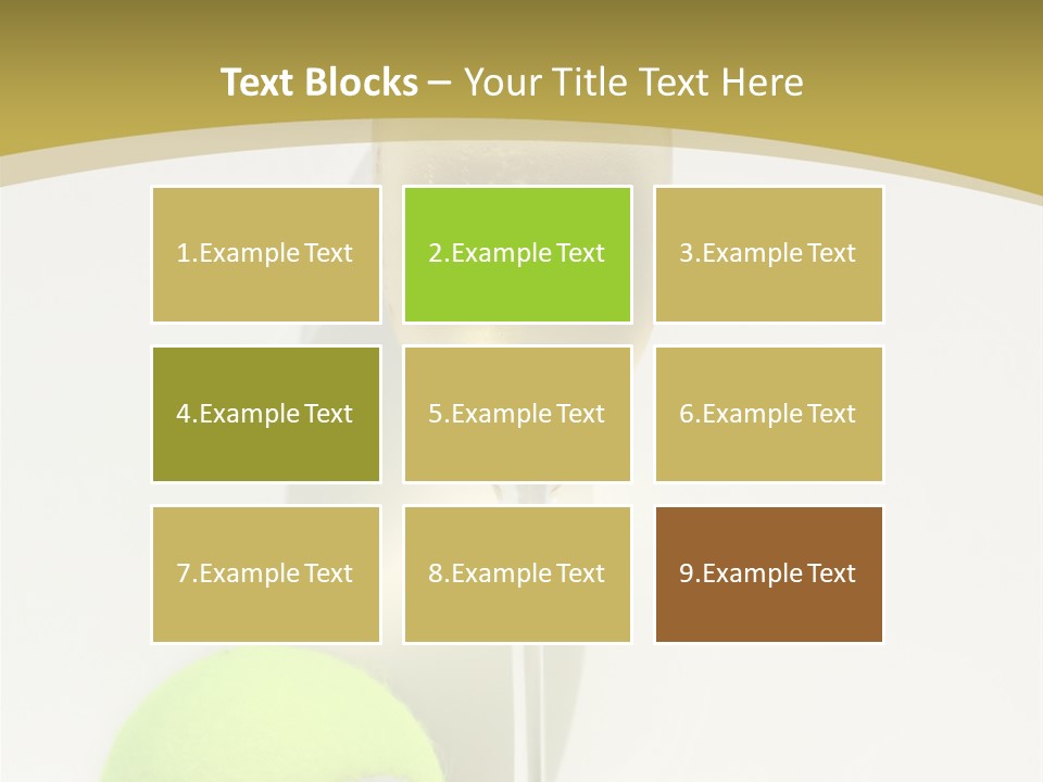 Champagne, Strawberries And Tennis Ball Representing Wimbledon Tennis Tournament PowerPoint Template