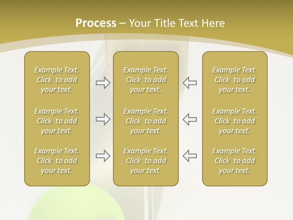 Champagne, Strawberries And Tennis Ball Representing Wimbledon Tennis Tournament PowerPoint Template