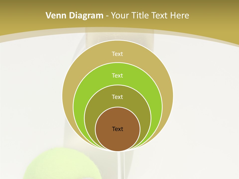 Champagne, Strawberries And Tennis Ball Representing Wimbledon Tennis Tournament PowerPoint Template