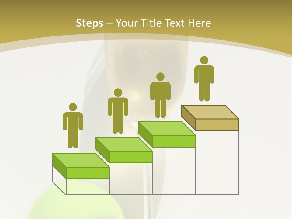 Champagne, Strawberries And Tennis Ball Representing Wimbledon Tennis Tournament PowerPoint Template