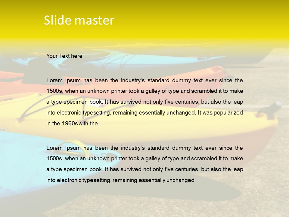 Kayak3 PowerPoint Template