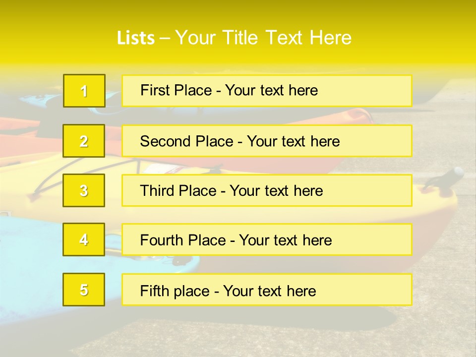 Kayak3 PowerPoint Template