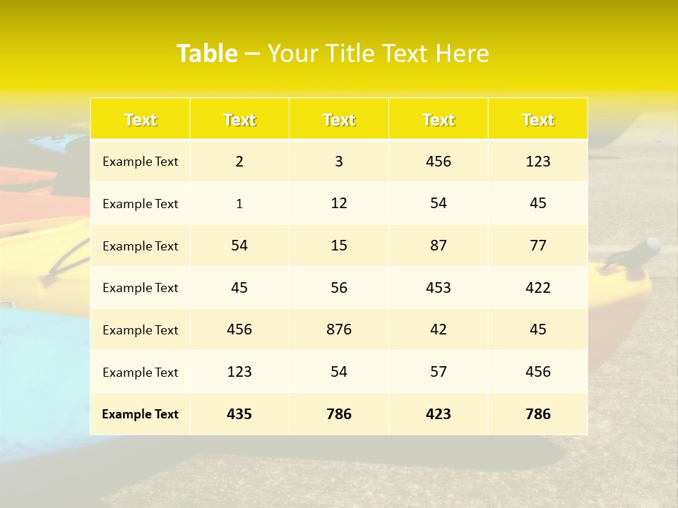 Kayak3 PowerPoint Template