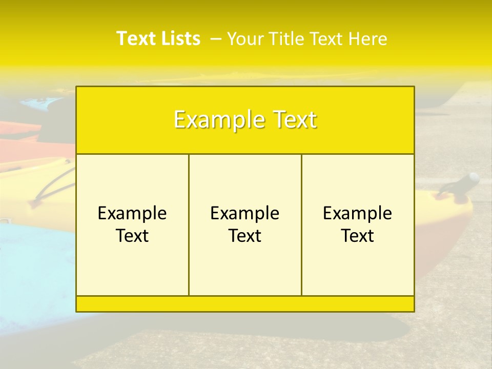 Kayak3 PowerPoint Template