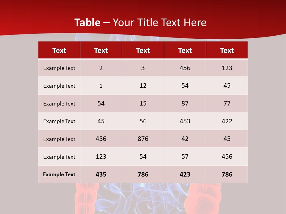 Highlighted Colon PowerPoint Template