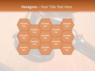Hammer And Gavel In The Courthouse PowerPoint Template