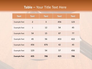 Hammer And Gavel In The Courthouse PowerPoint Template