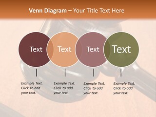 Hammer And Gavel In The Courthouse PowerPoint Template