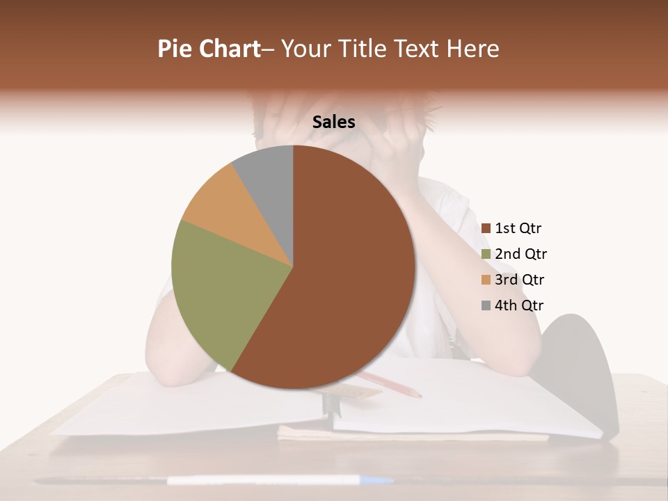 A Frustrated, Upset Child, Or Child With Learning Difficulties. PowerPoint Template