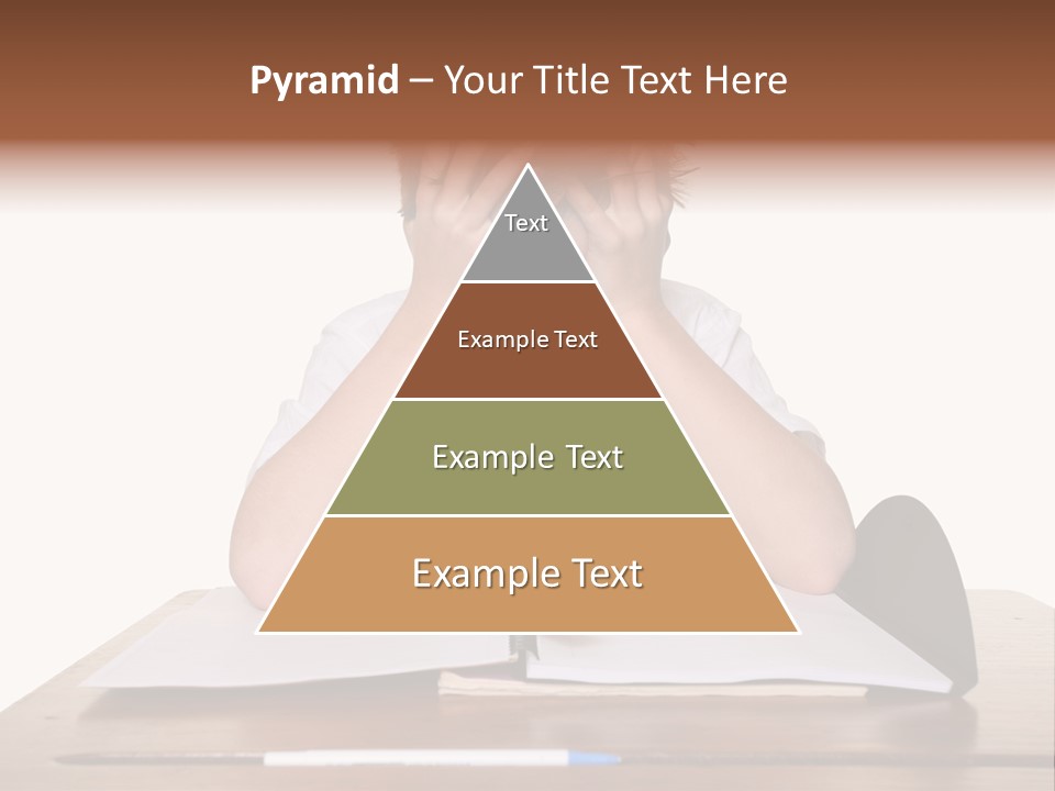 A Frustrated, Upset Child, Or Child With Learning Difficulties. PowerPoint Template