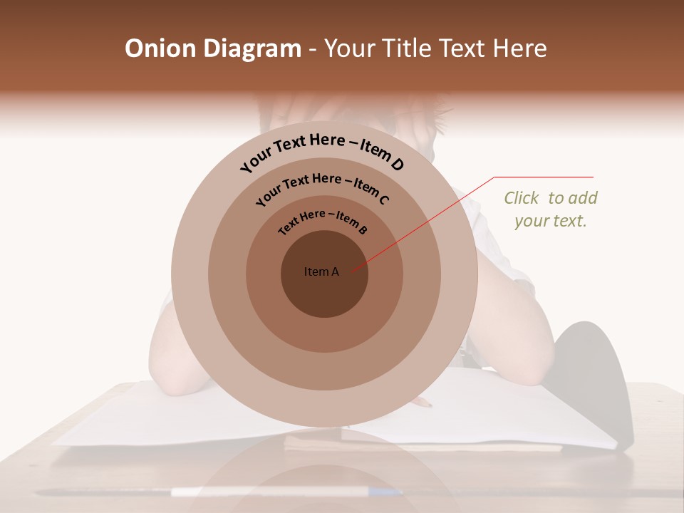 A Frustrated, Upset Child, Or Child With Learning Difficulties. PowerPoint Template