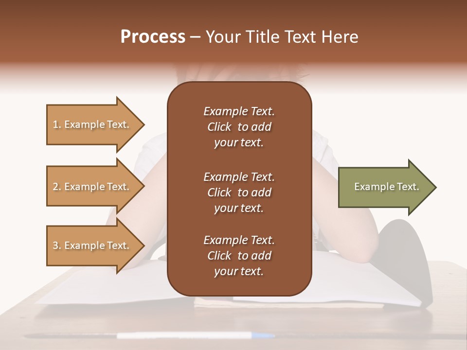 A Frustrated, Upset Child, Or Child With Learning Difficulties. PowerPoint Template