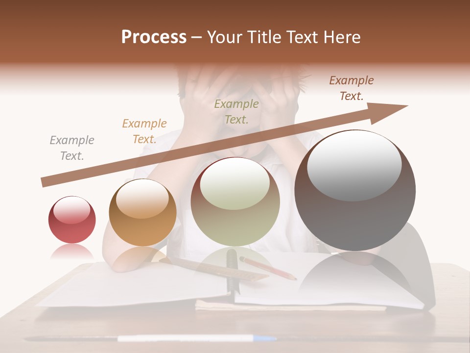 A Frustrated, Upset Child, Or Child With Learning Difficulties. PowerPoint Template