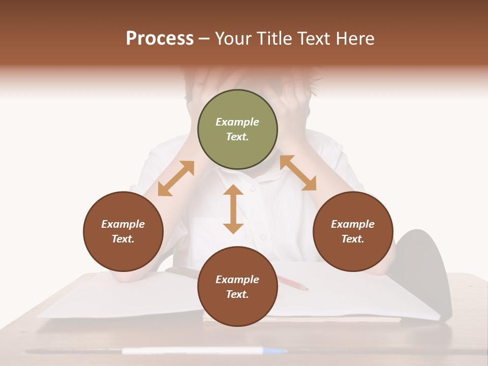 A Frustrated, Upset Child, Or Child With Learning Difficulties. PowerPoint Template