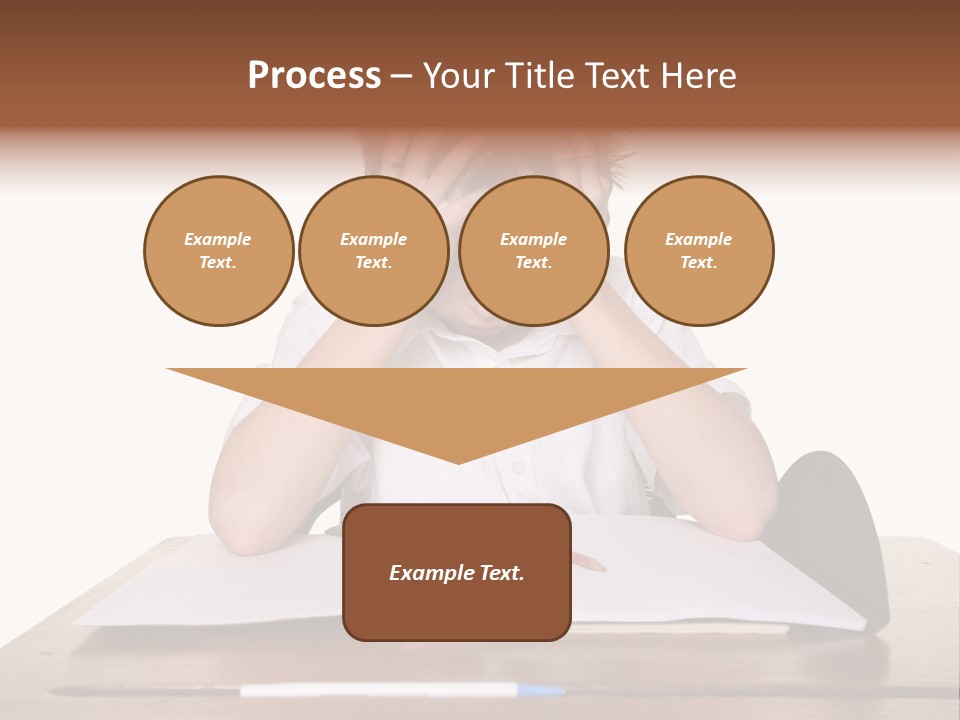 A Frustrated, Upset Child, Or Child With Learning Difficulties. PowerPoint Template