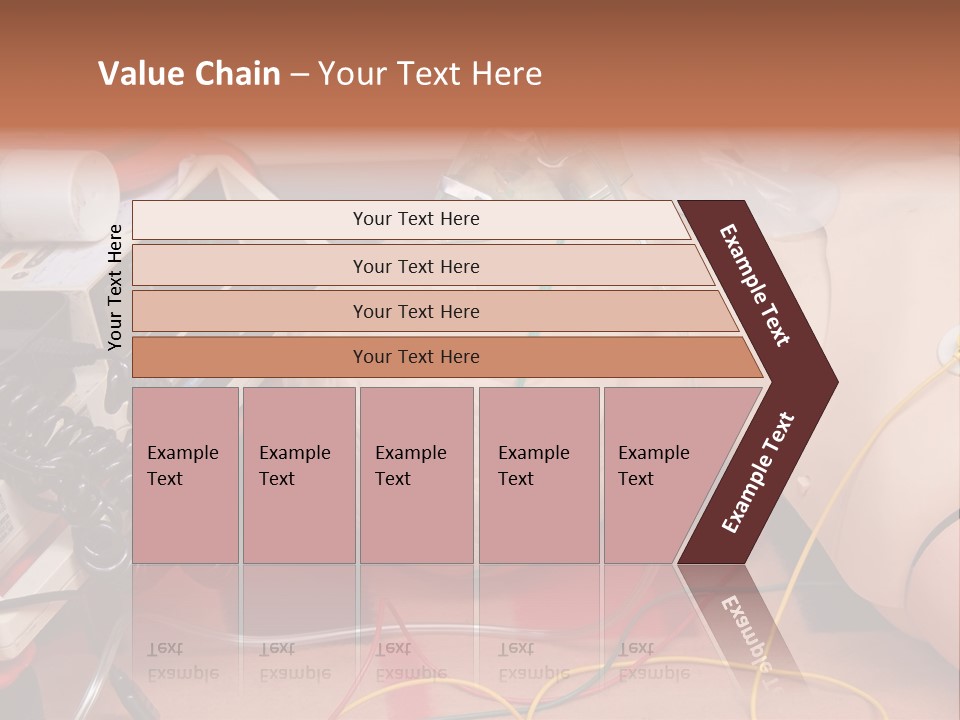 First-Aid Training Dummy With Respiratory Mask And Sensors Connected To Electrocardiograph Unit PowerPoint Template