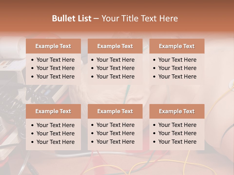 First-Aid Training Dummy With Respiratory Mask And Sensors Connected To Electrocardiograph Unit PowerPoint Template