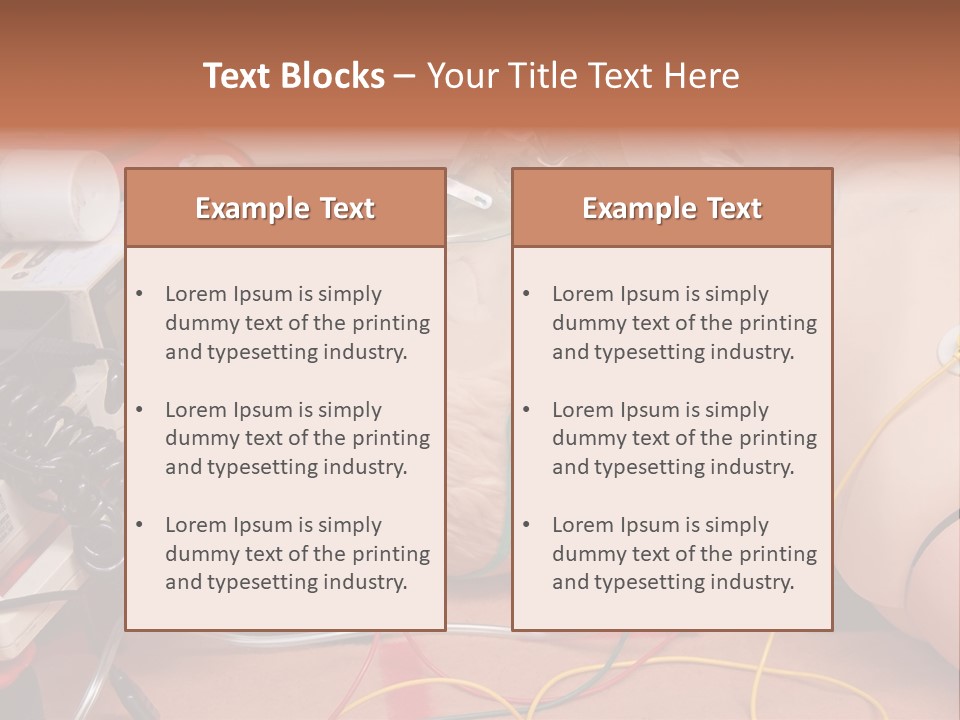 First-Aid Training Dummy With Respiratory Mask And Sensors Connected To Electrocardiograph Unit PowerPoint Template
