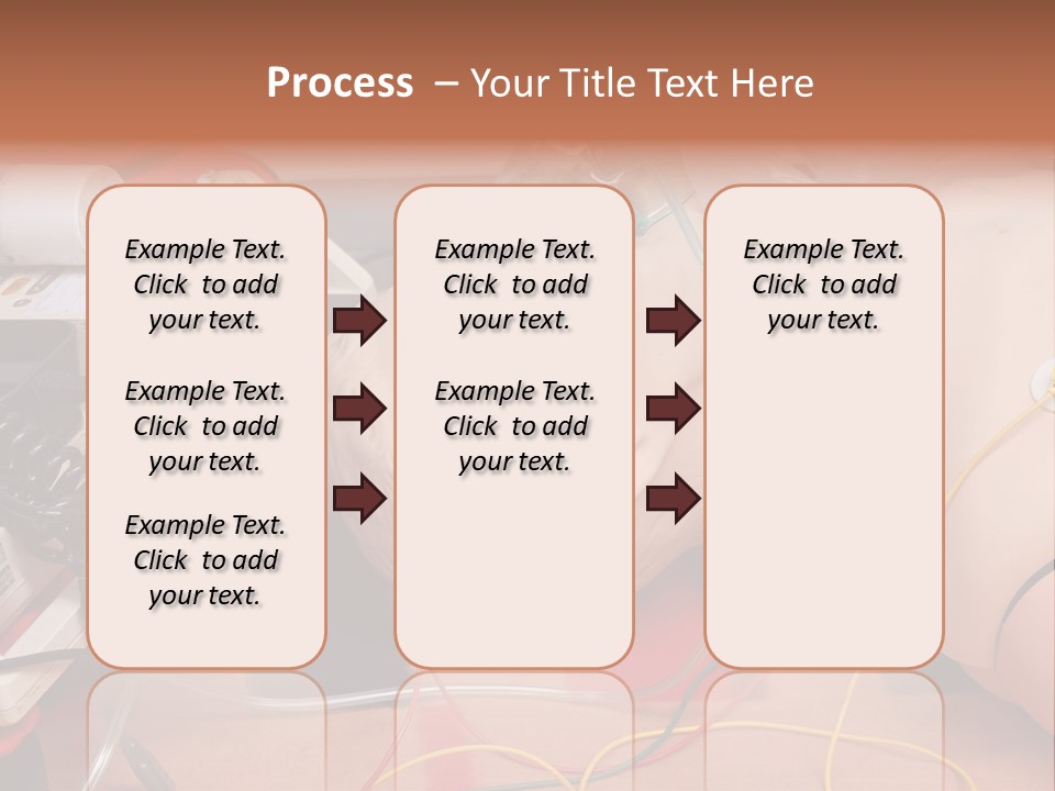 First-Aid Training Dummy With Respiratory Mask And Sensors Connected To Electrocardiograph Unit PowerPoint Template