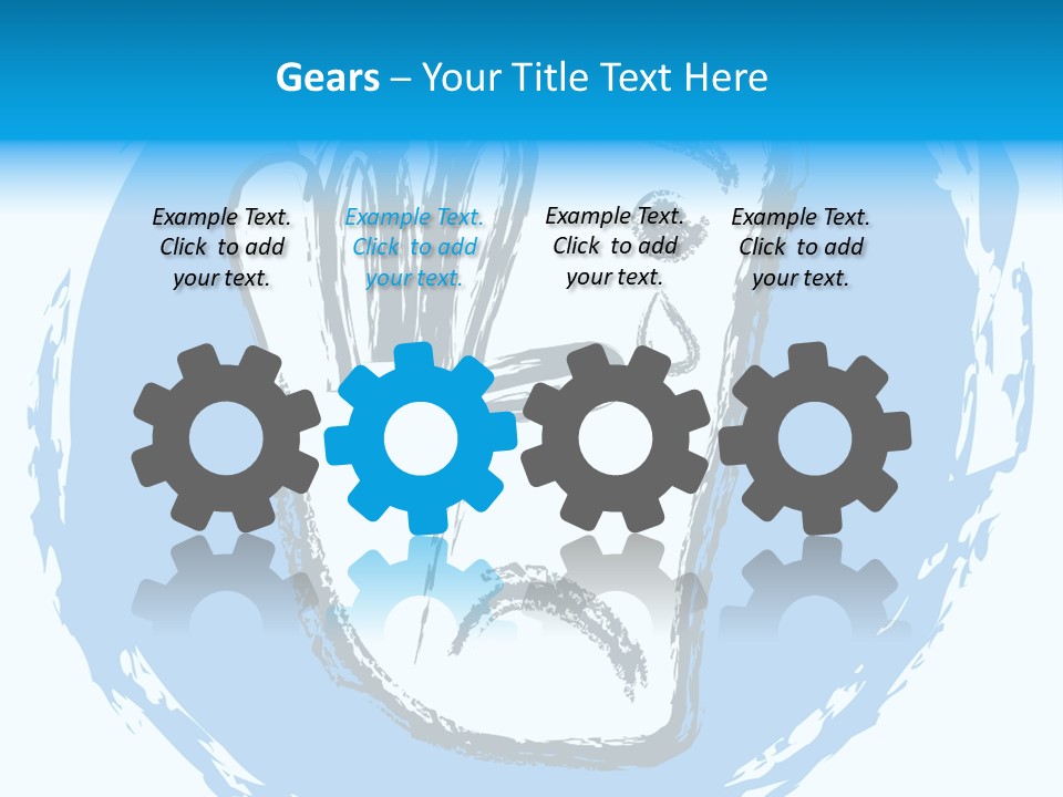 Crying Face With Tear PowerPoint Template