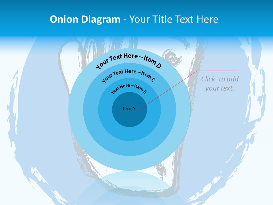 Crying Face With Tear PowerPoint Template