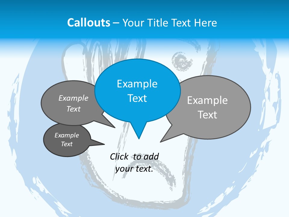 Crying Face With Tear PowerPoint Template