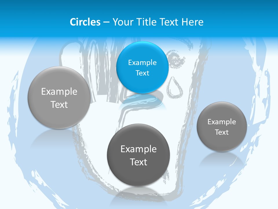 Crying Face With Tear PowerPoint Template