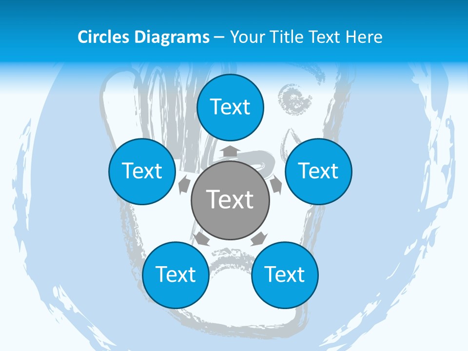 Crying Face With Tear PowerPoint Template
