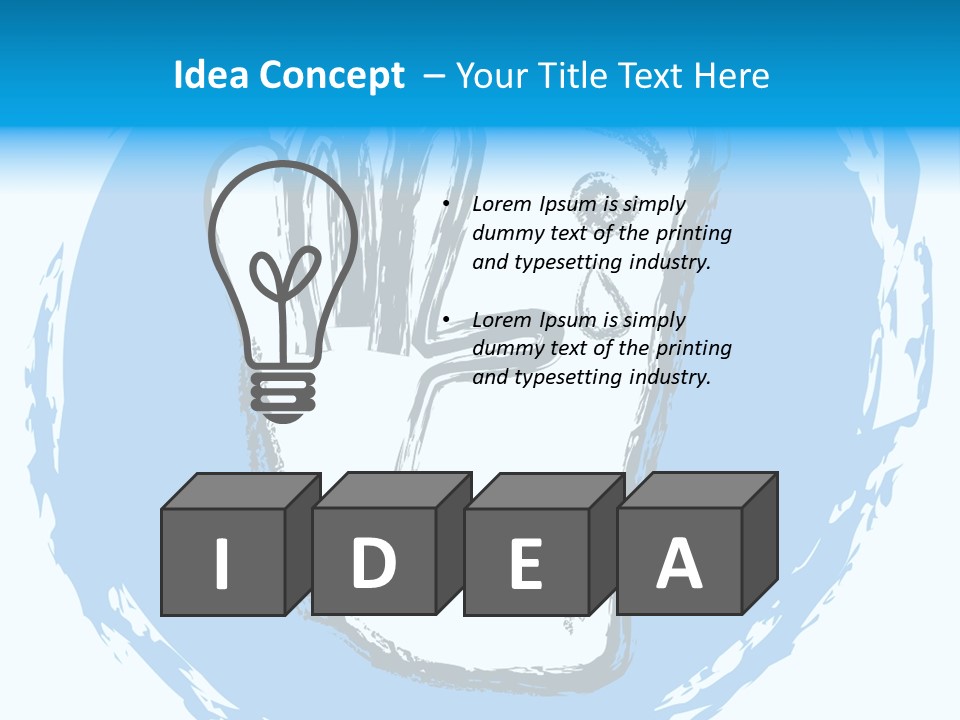 Crying Face With Tear PowerPoint Template