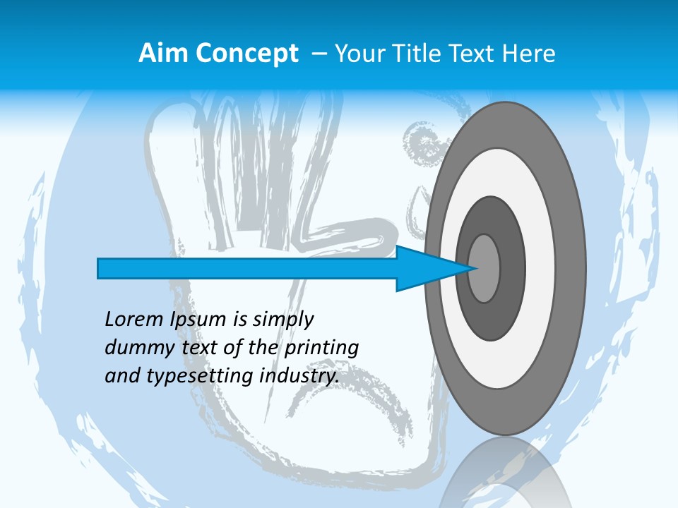 Crying Face With Tear PowerPoint Template