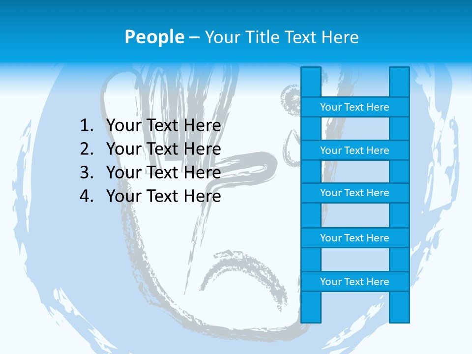 Crying Face With Tear PowerPoint Template