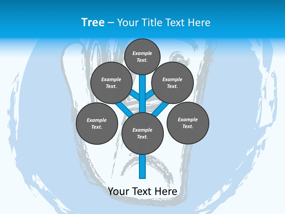 Crying Face With Tear PowerPoint Template