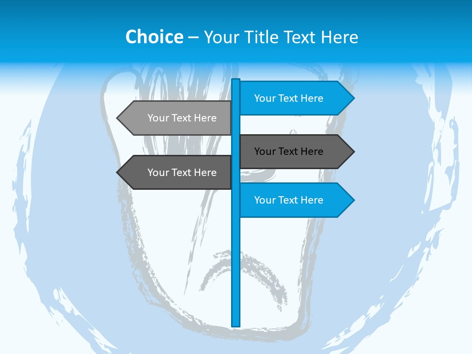 Crying Face With Tear PowerPoint Template