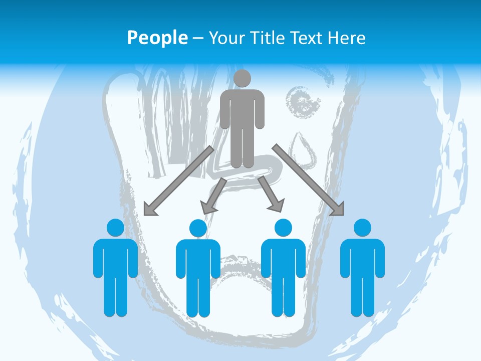 Crying Face With Tear PowerPoint Template