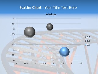 Roller Coaster Tracks PowerPoint Template